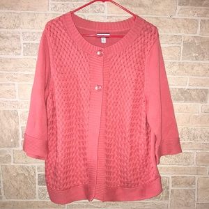 ✅Croft & Barrow Two Button Cardigan Sweater